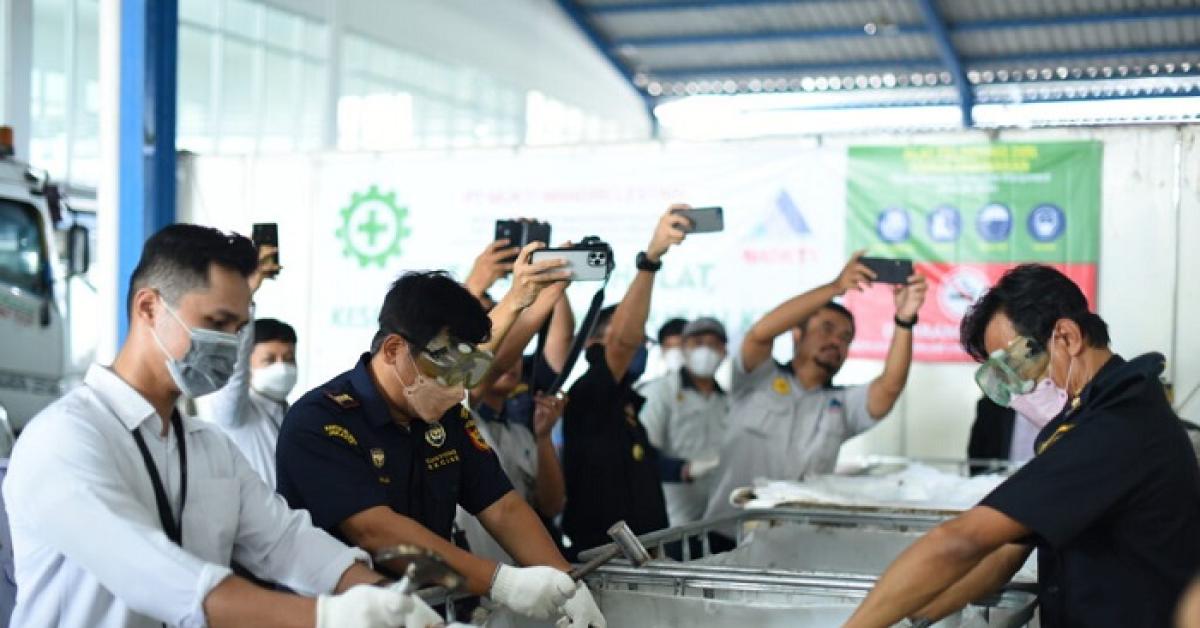 Cegah Peredaran Barang Ilegal, Bea Cukai Gelar Pemusnahan di Dua Wilayah