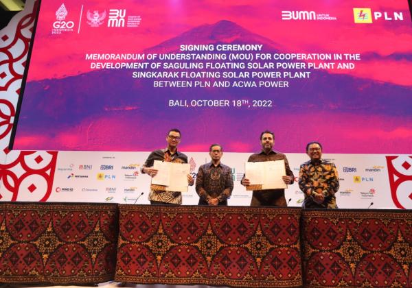 Setelah Cirata, PLN Siap Kerjakan Proyek PLTS Terapung Singkarak dan Saguling untuk Wujudkan Transisi Energi 