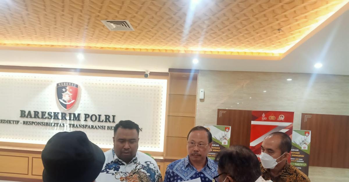 Helmut Hermawan Laporkan Zainal Abidinsyah Dkk ke Bareskrim Polri