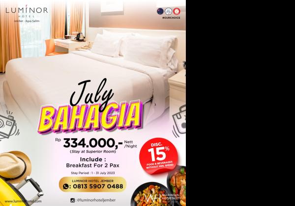 Nikmati Sensasi Kuliner Nusantara dan Liburan Bahagia di Luminor Hotel Jember