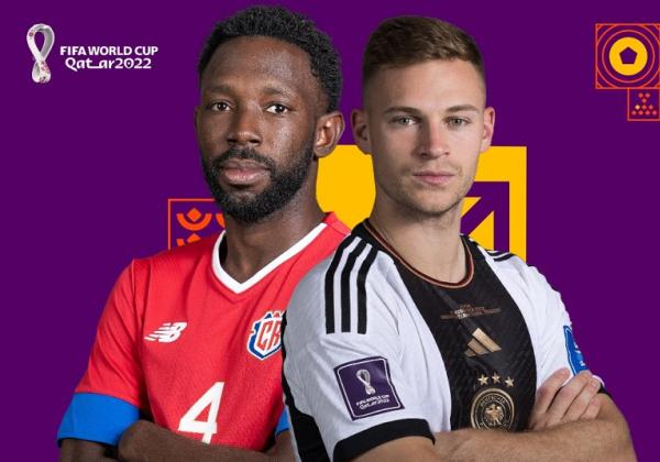 Link Live Streaming Piala Dunia 2022: Kosta Rika vs Jerman