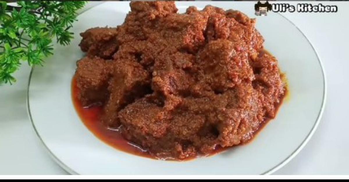 Resep Hari Ini:  Rendang Sapi Khas Minang Asli, Bumbunya Lengkap, Enak, dan Super Empuk Dagingnya 