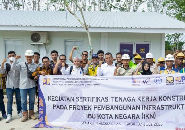 Tingkatkan Kualitas Pekerja Konstruksi, Brantas Abipraya Gelar Sertifikasi SKK dan K3 di IKN