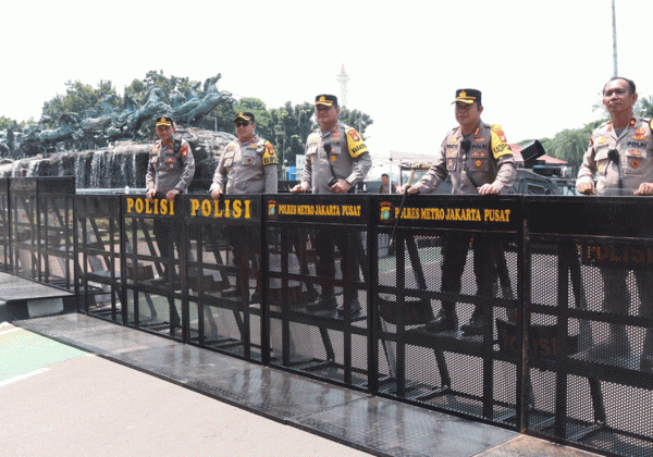 2.713 Personel Polri-TNI Amankan Demo di Sekitar Monas