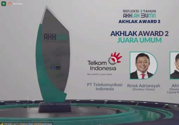 Telkom Kembali Meraih Predikat Best of the Best pada AKHLAK Awards 2022   