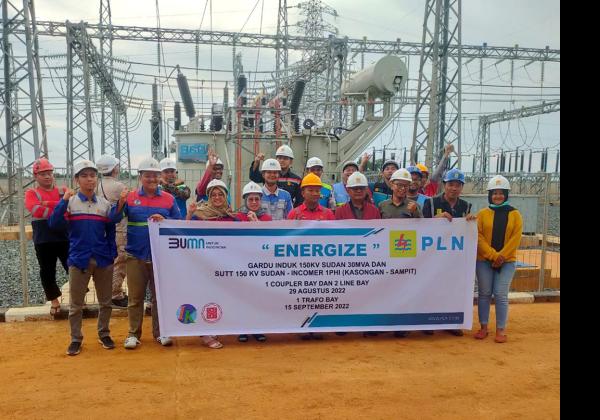 Layani Pengembangan Sektor Industri, PLN Tuntaskan Pembangunan Gardu Induk 150 kV Sudan di Kalteng