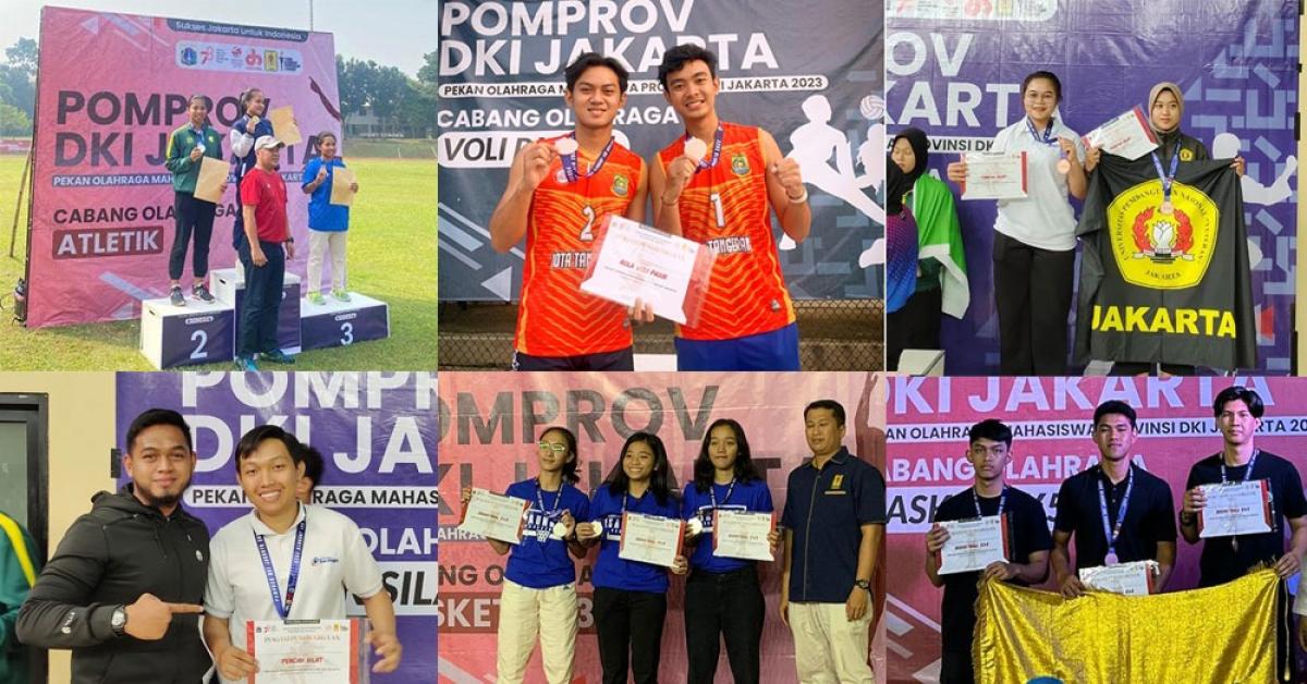 Universitas Esa Unggul Raih 19 Medali di POMPROVDKI 2023