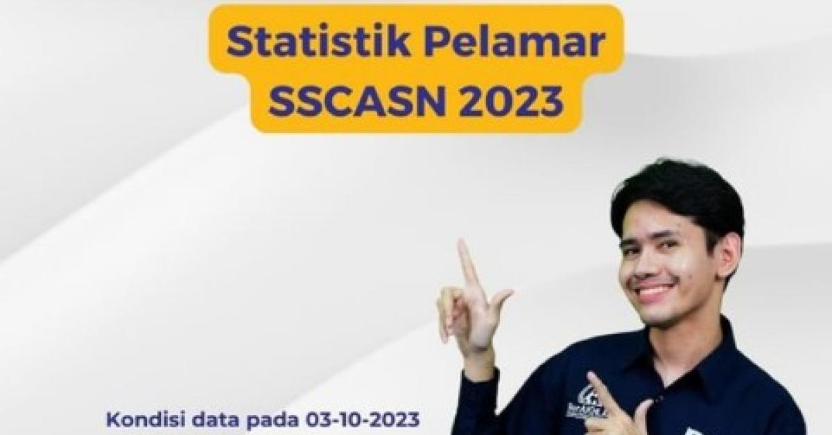 Update Statistik Pelamar Seleksi CASN Terkini dari BKN 3 Oktober 2023, Puluhan Ribu Pelamar Dinyatakan Gugur