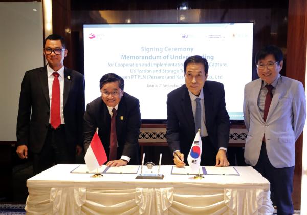 PLN Kerja Sama dengan Perusahaan Korea Siapkan Implementasi Teknologi CCUS di PLTU