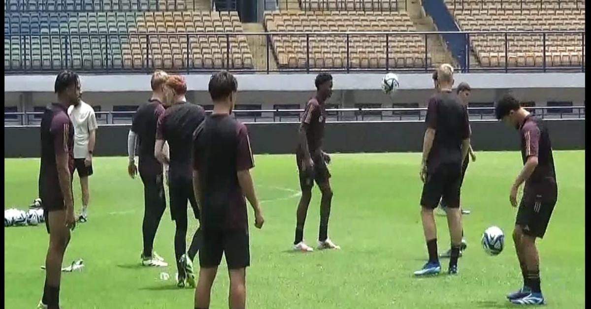 Memasang Target Juara, Timnas U-17 Jerman Sudah Mulai Beradaptasi dengan Kondisi Cuaca Bandung
