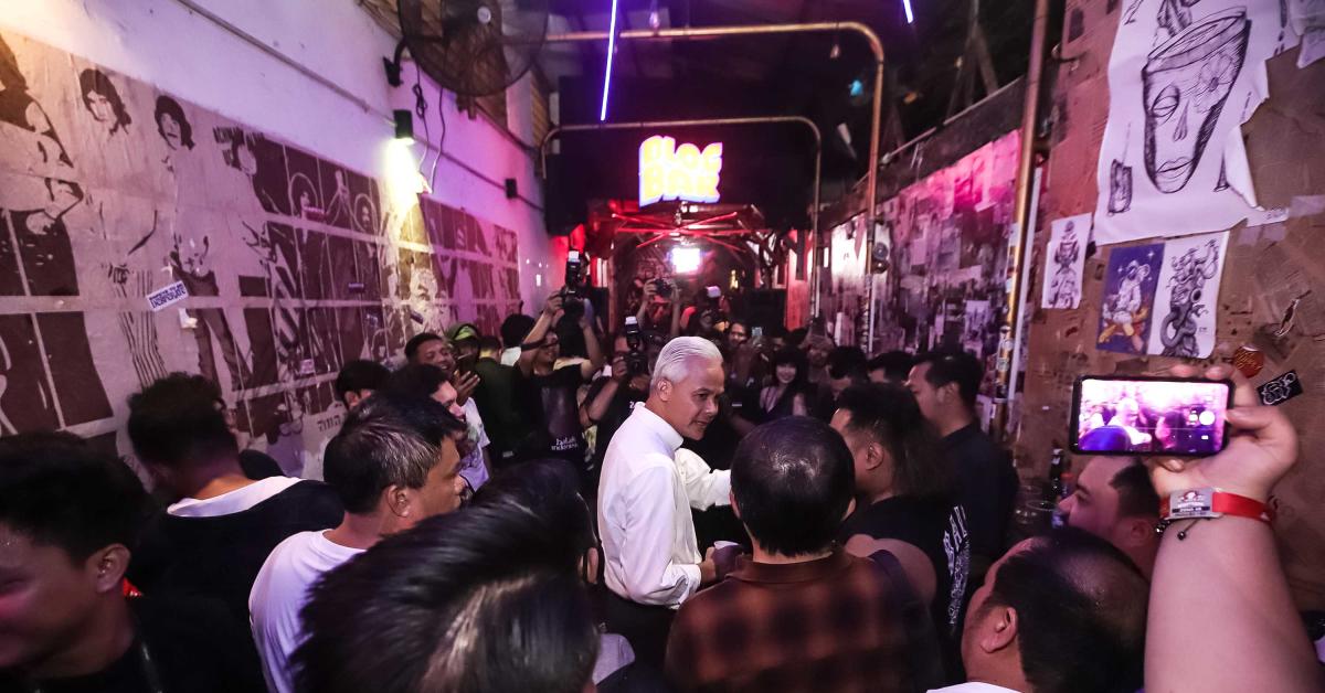 Blusukan ke M Bloc Space, Ganjar Sapa Milenial Jakarta Selatan