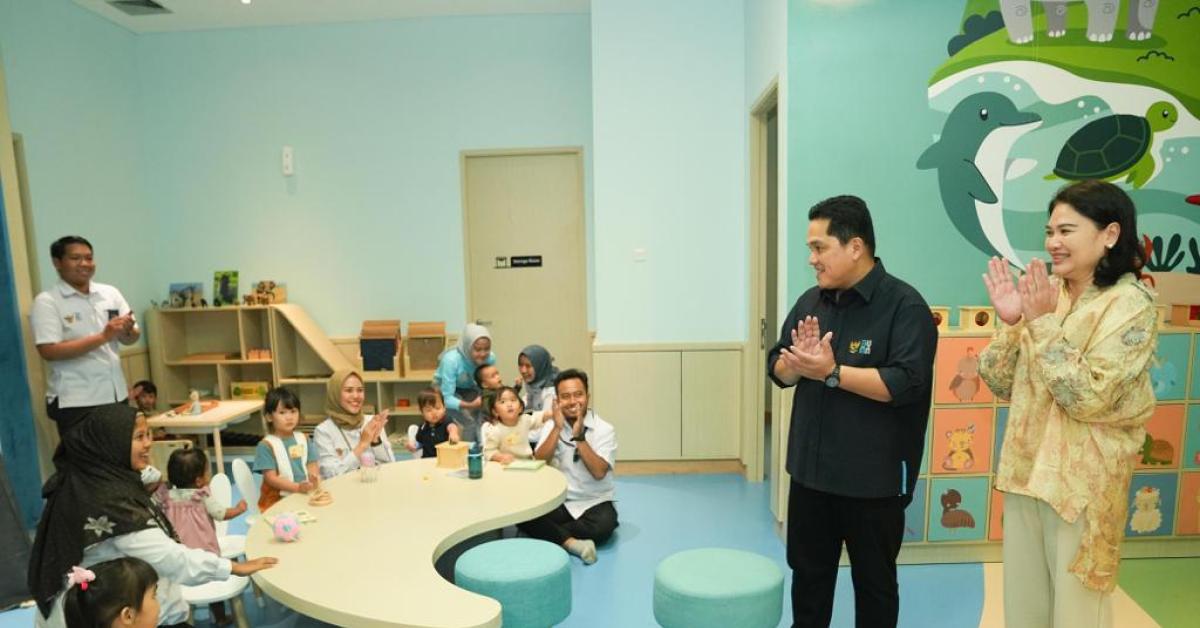 Kado Erick untuk Hari Ibu: Luncurkan Fasilitas Daycare di KBUMN