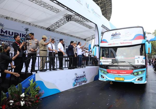 Mudik Bersama BUMN 2023: Telkom Fasilitasi Lebih dari 2.700 Pemudik ke Kota Tujuan di Pulau Jawa dan Sumatera
