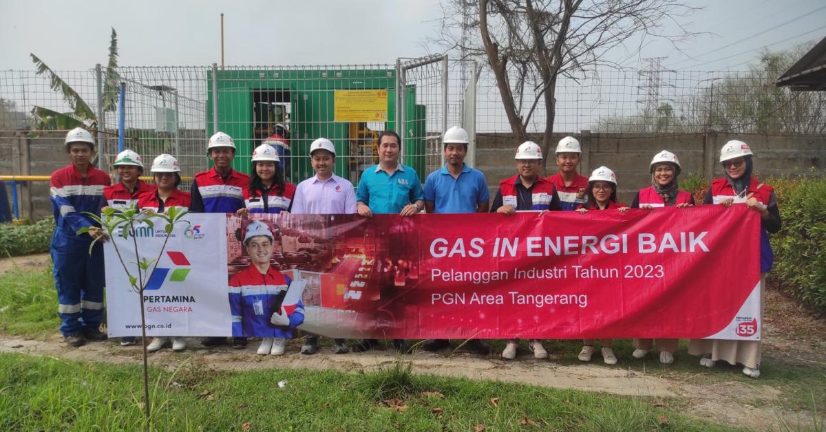 PGN Area Tangerang Suplai Gas ke PT Aneka Baja Perkasa Industri, Dukung Daya Saing Industri Baja