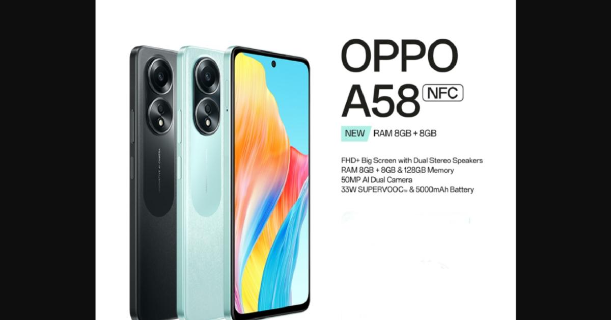 Spesifikasi dan Harga Oppo A58 RAM 6GB vs Oppo A58 RAM 8GB, Kamu Pilih yang Mana? 