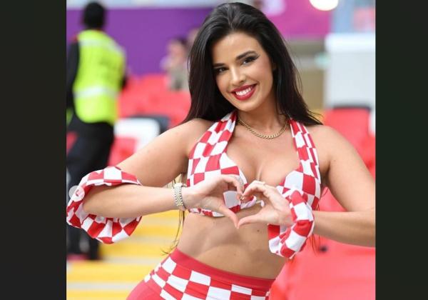 Wow! Ivana Knoll Janji 'Naked' Jika Kroasia Juara Piala Dunia 2022