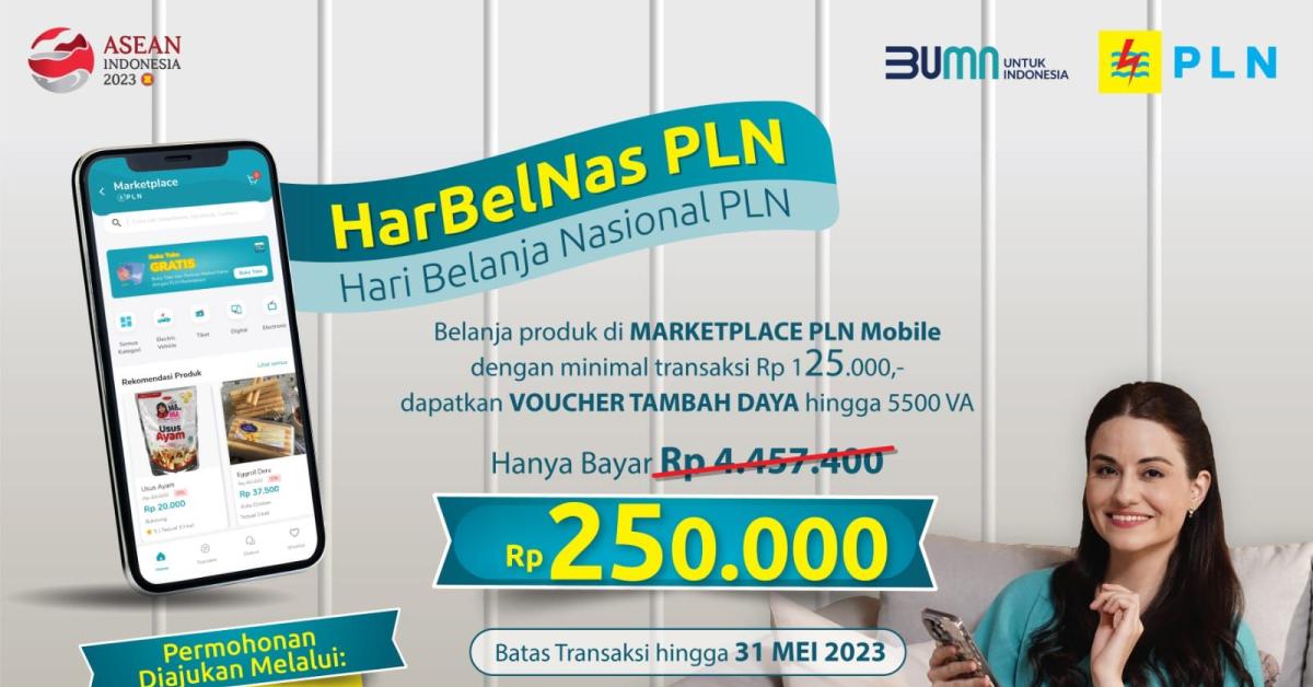Promo Harbelnas, PLN Beri Voucher Tambah Daya Listrik, Begini Caranya