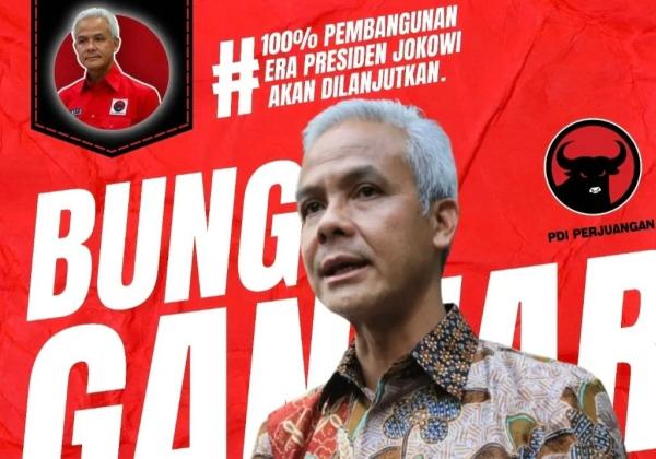 Elektabilitas Ganjar Pranowo Jauh Ungguli Prabowo dan Anies Baswedan