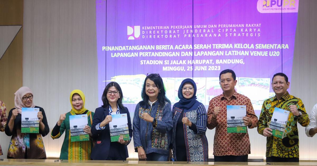 Renovasi Selesai, Kementerian PUPR Serah Terima Pengelolaan Stadion GBLA dan Sidolig