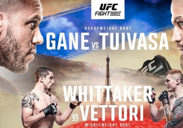 Hasil Lengkap UFC Paris: Ganasnya Ciryl Gane Hajar KO Tuivasa, Whittaker Gilas Vettori