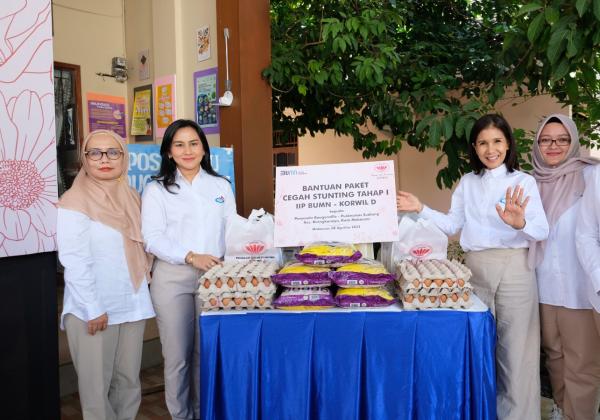 IIP BUMN Salurkan Bantuan Program Cegah Stunting di Sulawesi Selatan