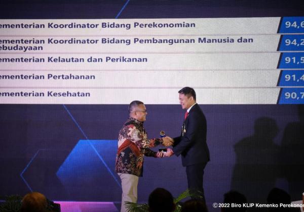 Kemenko Perekonomian Raih Raih Predikat Badan Publik Informatif Tiga Kali Berturut-turut
