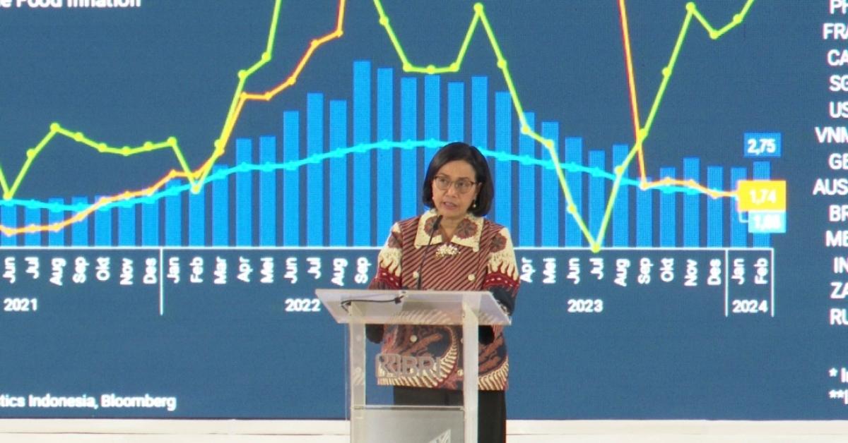 Di BRI Microfinance Outlook 2024, Menkeu Sri Mulyani Apresiasi Keberadaan AgenBRILink