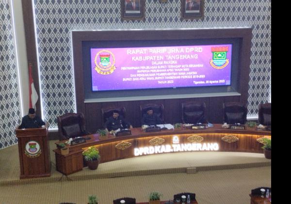 Selesai 21 September, DPRD Umumkan Masa Akhir Jabatan Bupati Tangerang