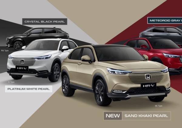Honda Siapkan Seri Warna Monochrome Sand Khaki Pearl dan Ignite Red Metallic Untuk All New Honda HR-V