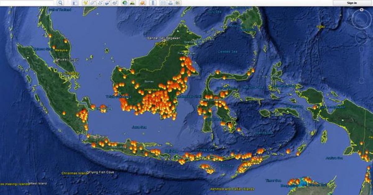 Ngeri, Wilayah Sekitar Ibu Kota Negara Nusantara Rawan Kebakaran Hutan, Hari Ini 75 Titik Panas Terdeteksi