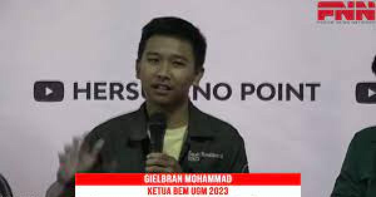 Tuai Pujian dari Warganet, Gielbran Muhammad Noor Dinilai Layak Jadi Wapres