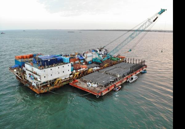 Hutama Karya Garap Konstruksi Proyek Pipa Bawah Laut Perdana Lawe-Lawe Facilities RDMP RU V-Balikpapan