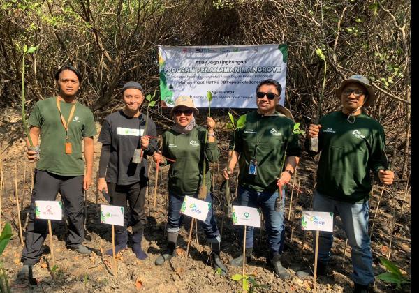 Tanam 1.000 Bibit Pohon Mangrove, ASDP Berkontribusi untuk Masa Depan Pesisir Indonesia