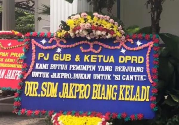 PT Jakpro Investigasi 'Si Cantik' yang Dimaksud Dalam Karangan Bunga di Balaikota DKI Jakarta