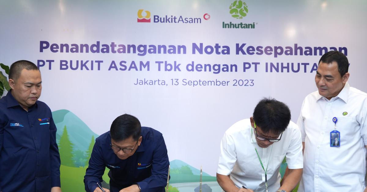 Grup MIND ID PTBA Wujudkan Program Dekarbonisasi dengan Reklamasi dan Rehabilitasi DAS