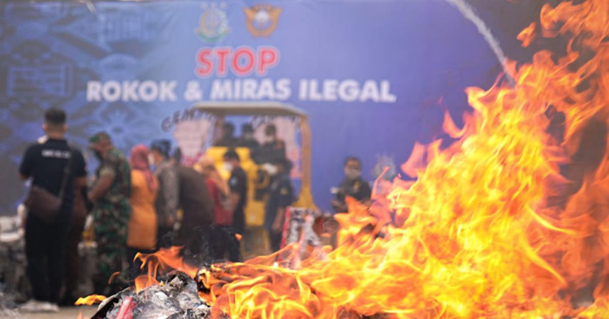 Dua Wilayah Jadi Sasaran Bea Cukai Gelar Operasi Gempur Rokok Ilegal