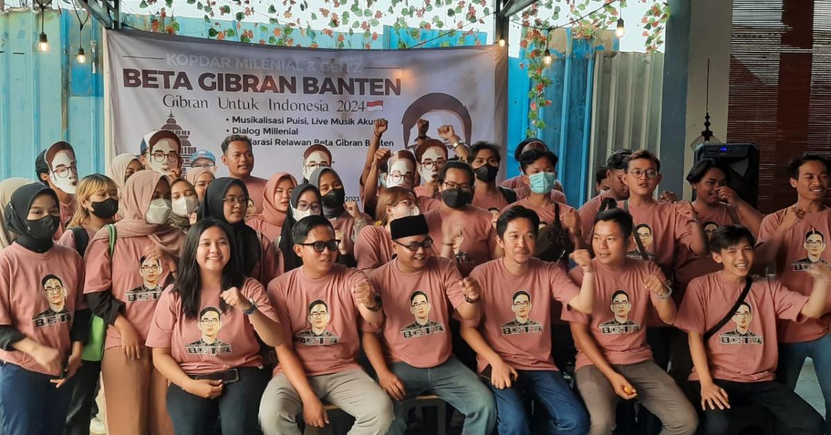 Celoteh Ketua Relawan Beta Gibran Banten: Anak Jokowi Pilih Jualan Martabak Bukan Jadi Bos Timor
