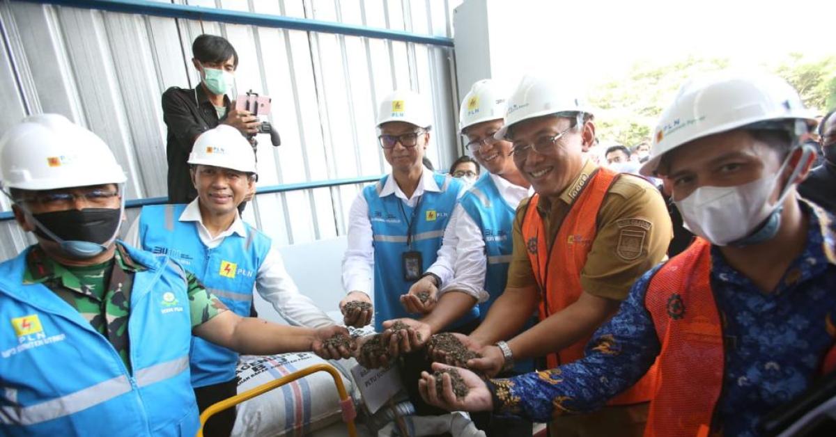  Olah Sampah Jadi Biomassa Mampu Tingkatkan Ekonomi Rakyat, Pemkot Cilegon Apresiasi PLN