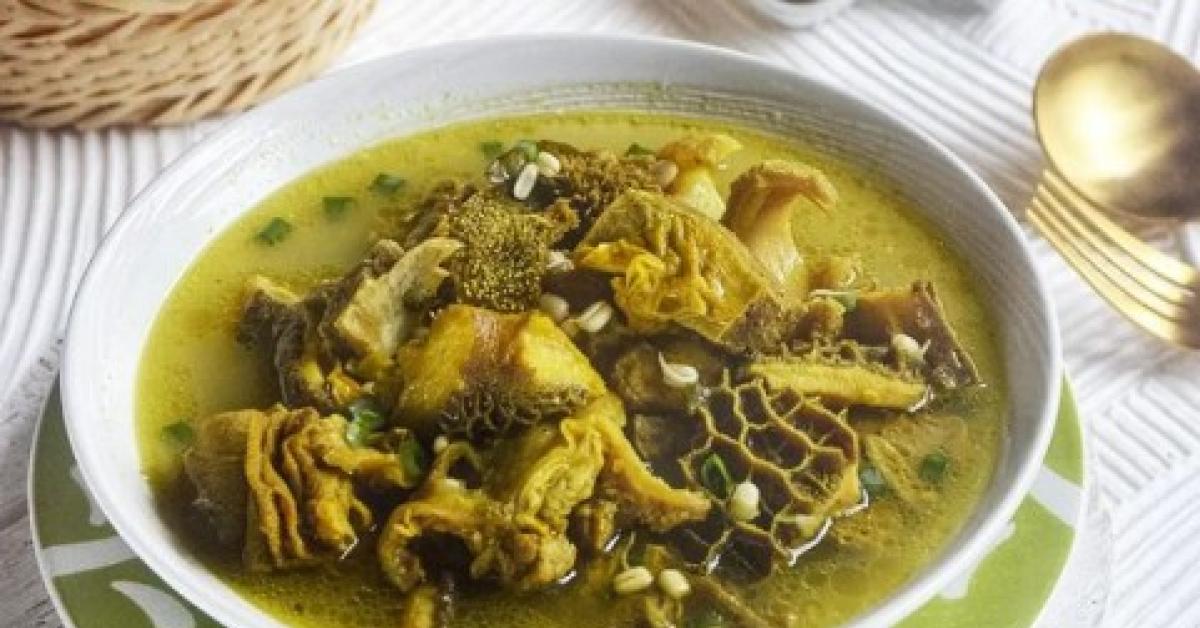 Resep Soto Babat Kuah Kuning Segar Tanpa Santan, Gurih Kuahnya Bikin Nampol, Cocok Dimakan Saat Hujan