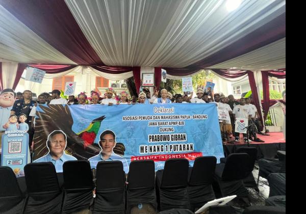 Dukung Paslon 02, Mahasiswa Papua Sebut Prabowo Buka Peluang Kepemimpinan Anak Muda 