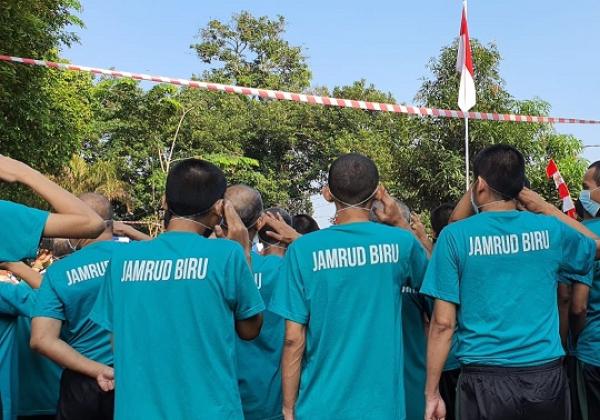 Puluhan ODGJ di Bekasi Ikut Upacara HUT RI Ke-77 Bersama Warga Mustikasari