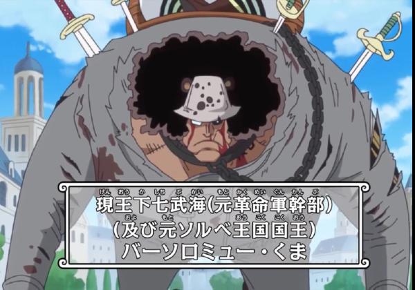 Fakta One Piece: Mengenal Bartholomew Kuma, Budak Tenryuubito yang Berusaha Tangkap Shirahoshi di Bab 1084