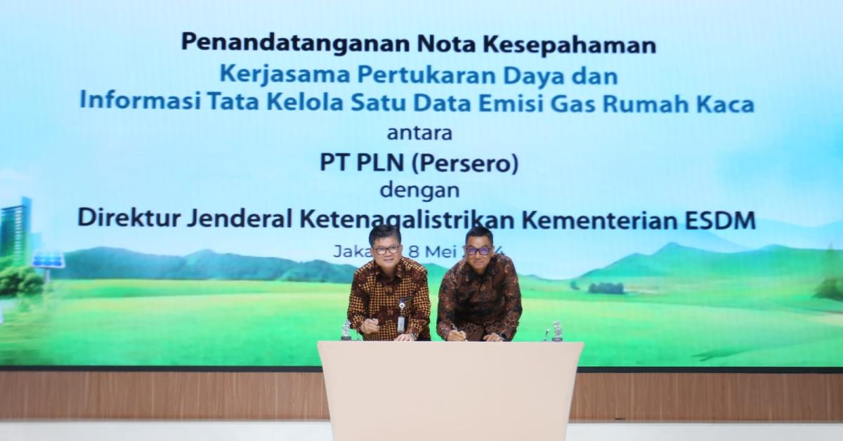  PLN-Ditjen Gatrik Sinergi Kendalikan Perubahan Iklim pada Subsektor Pembangkit Listrik