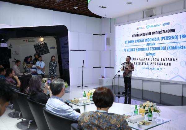 Mudahkan Layanan Telemedicine, BRI Jalin Kolaborasi dengan KlikDokter