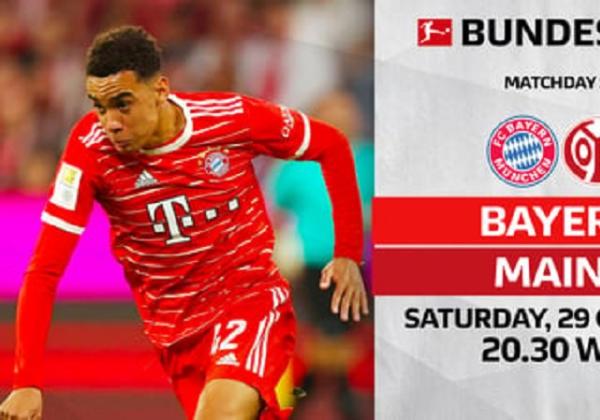 Link Live Streaming Bundesliga 2022/2023: Bayern Munchen vs FSV Mainz 05