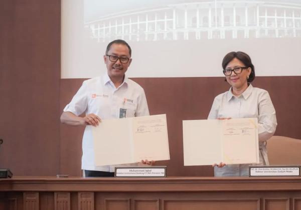 Perkuat Kerjasama, BNI dan UGM Tandatangani Kerjasama CFEST dan KTM Co-Brand