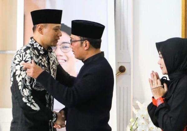 AHY Bisik-bisik ke Telinga Ridwan Kamil: Saya Tidak Mungkin Bisa Berpura-pura...