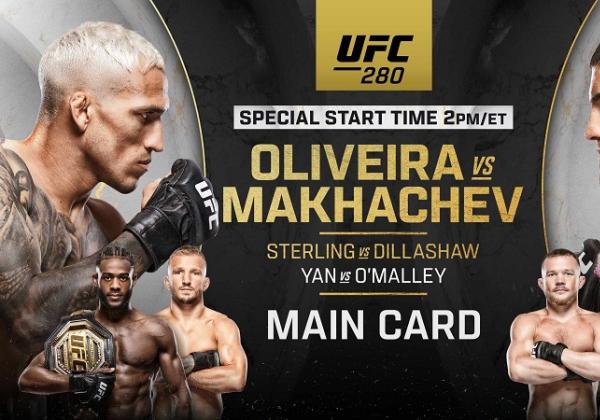 Link Live Streaming UFC 280: Sengitnya Oliveira vs Makhachev Serta Gengsi Petr Yan vs Sean O'Malley