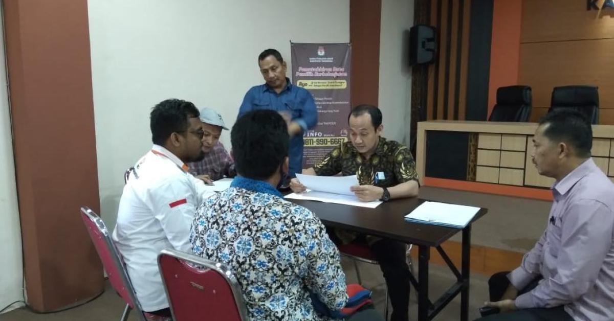 KPU Kabupaten Tangerang Temukan Data Ganda Keanggotaan Parpol