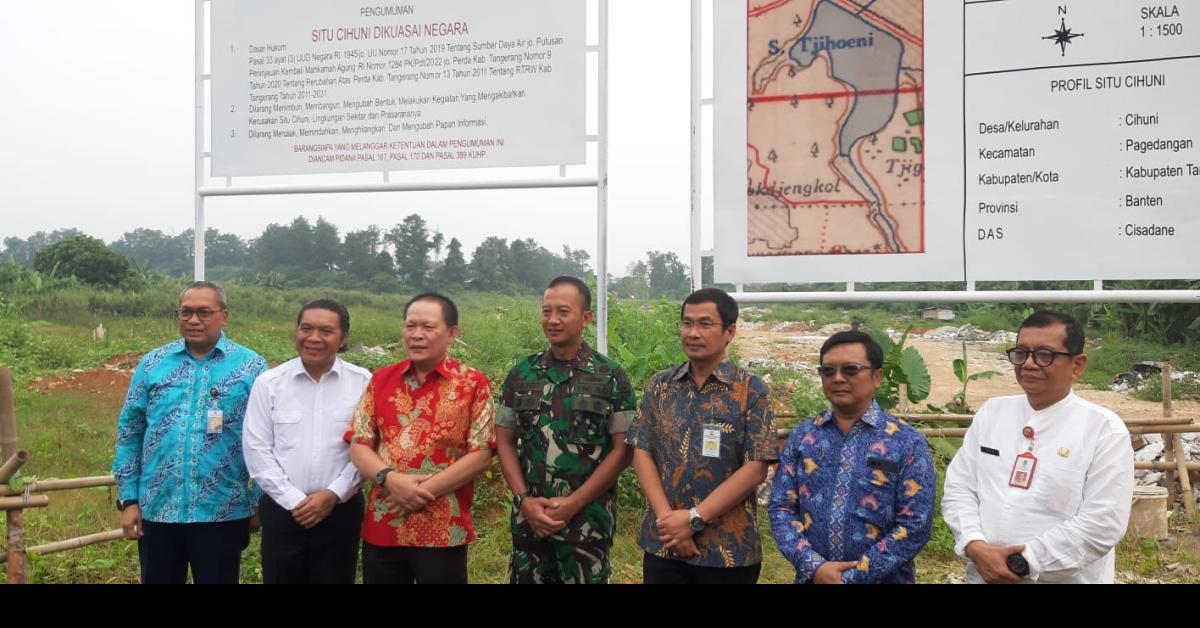 Menang PK Mahkamah Agung Melawan Pengembang Swasta, Situ Cihuni Kembali Menjadi Aset Negara